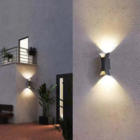 Modern LED Outdoor Wall Lamp - LumiEdge-Black-Small 6W-Warm white-State of Style