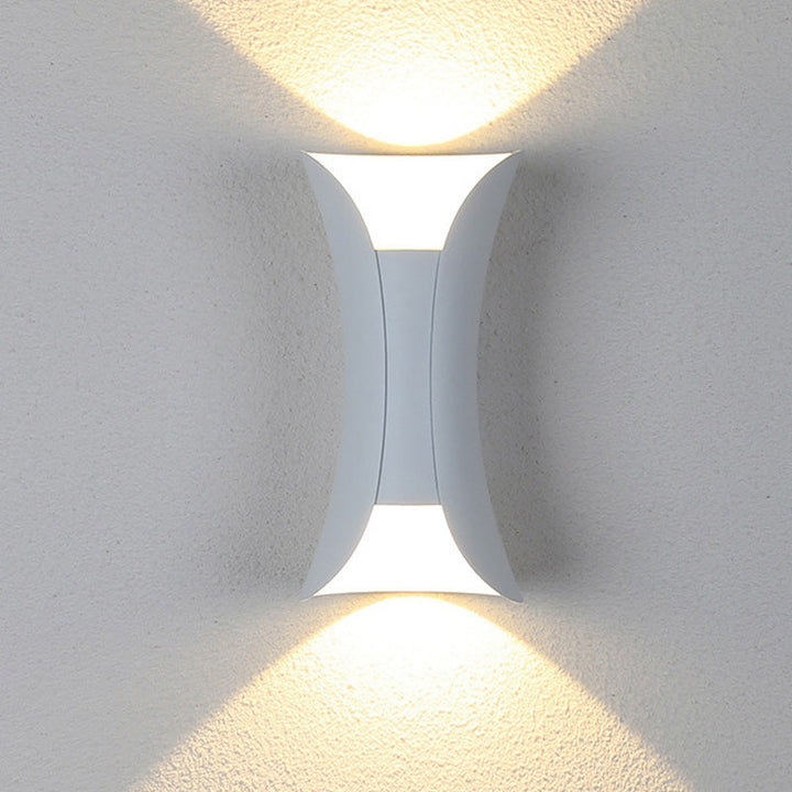 Modern LED Outdoor Wall Lamp - LumiEdge-Small (6W)-Warm White-White-State of Style