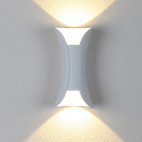 Modern LED Outdoor Wall Lamp - LumiEdge-White-Small 6W-Warm white-State of Style