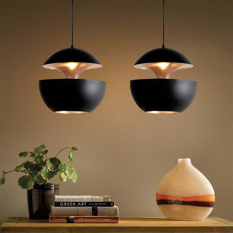 Modern LED Pendant Lamp - AstraGlow-White-Small (25 cm)-State of Style