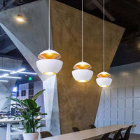 Modern LED Pendant Lamp - AstraGlow-White-Small (25 cm)-State of Style