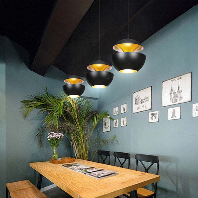 Modern LED Pendant Lamp - AstraGlow-White-Small (25 cm)-State of Style