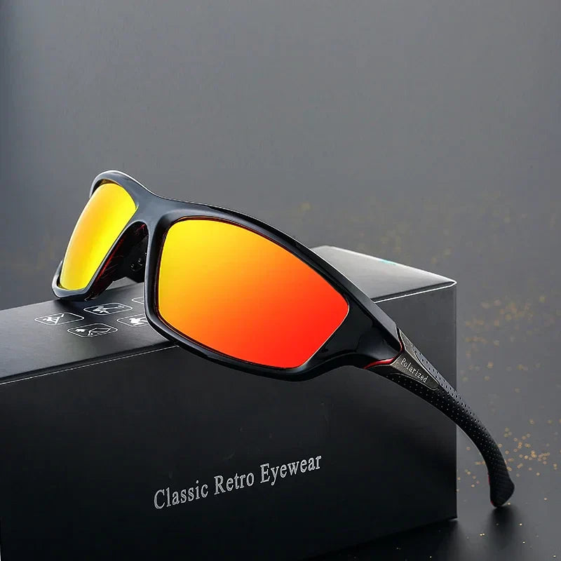 Modern & Polarised Unisex Sunglasses with UV400 Protection – Alex-Yellow-State of Style
