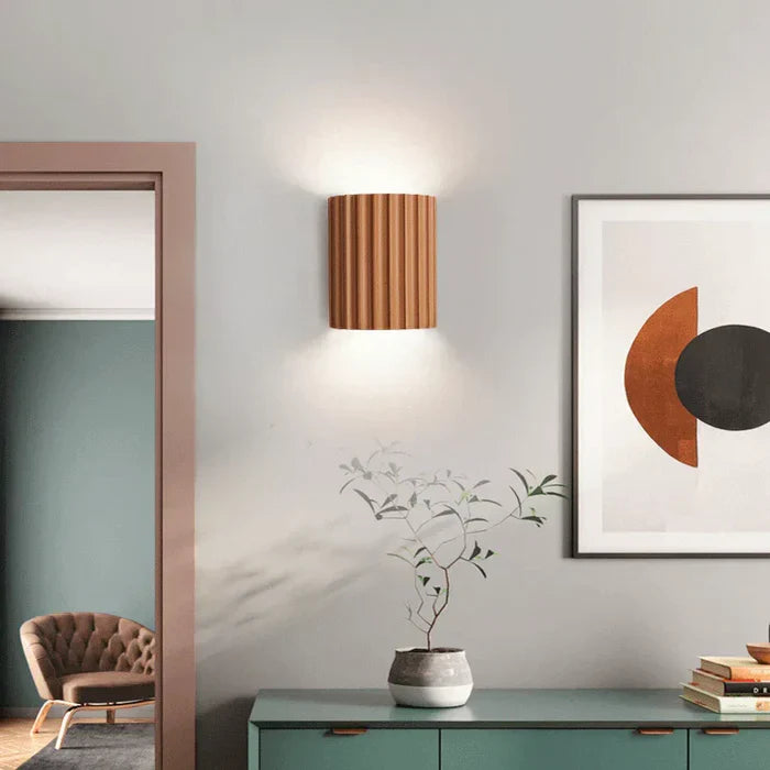 Modern Resin Wall Lamp - ArtisticWave-White-Warm White-State of Style