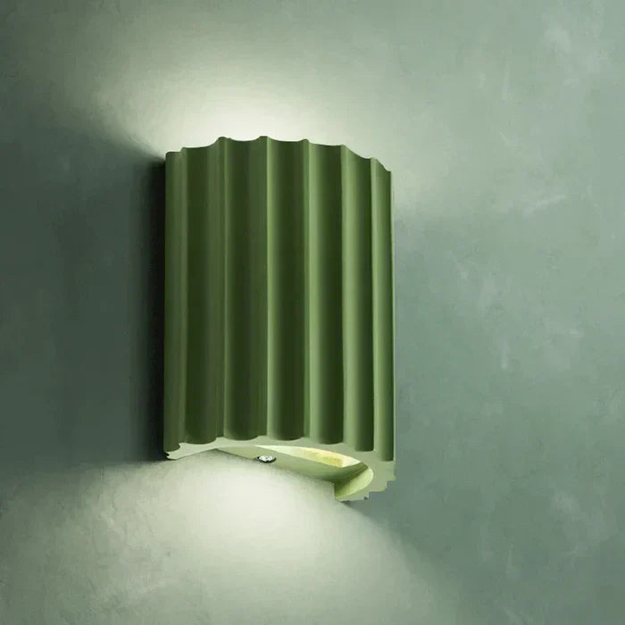 Modern Resin Wall Lamp - ArtisticWave-White-Warm White-State of Style