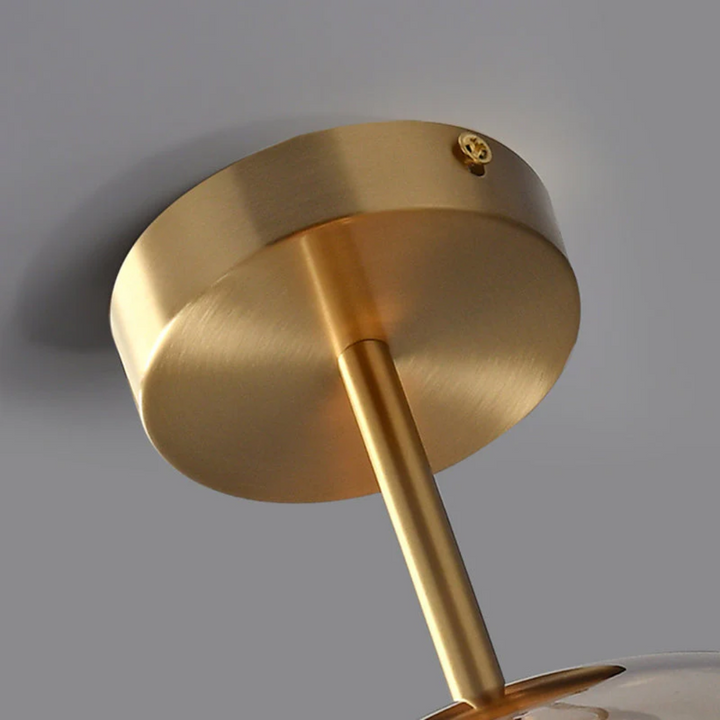Modern Round LED Ceiling Lamp - Aurelia-Gold-Ceiling Lamps-State of Style
