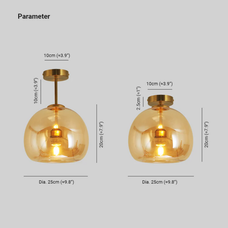 Modern Round LED Ceiling Lamp - Aurelia-Gold-Ceiling Lamps-State of Style