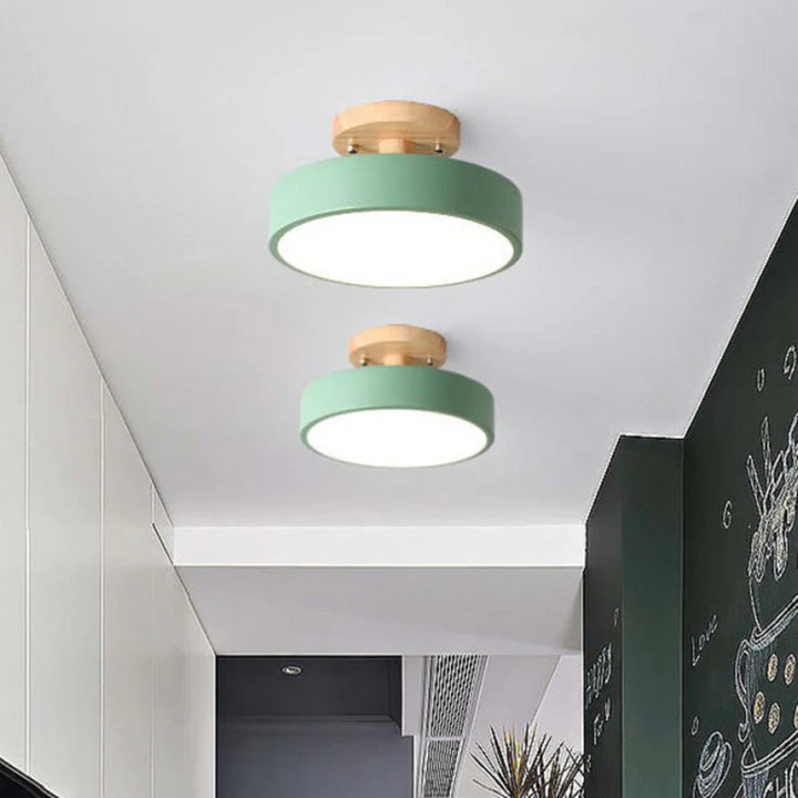 Modern Round LED Ceiling Light - Nova-Wood-State of Style