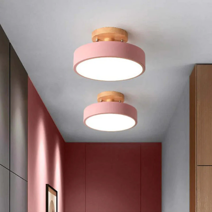 Modern Round LED Ceiling Light - Nova-Wood-State of Style