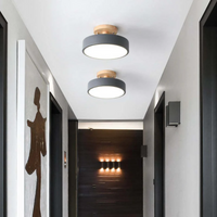 Modern Round LED Ceiling Light - Nova-Wood-State of Style