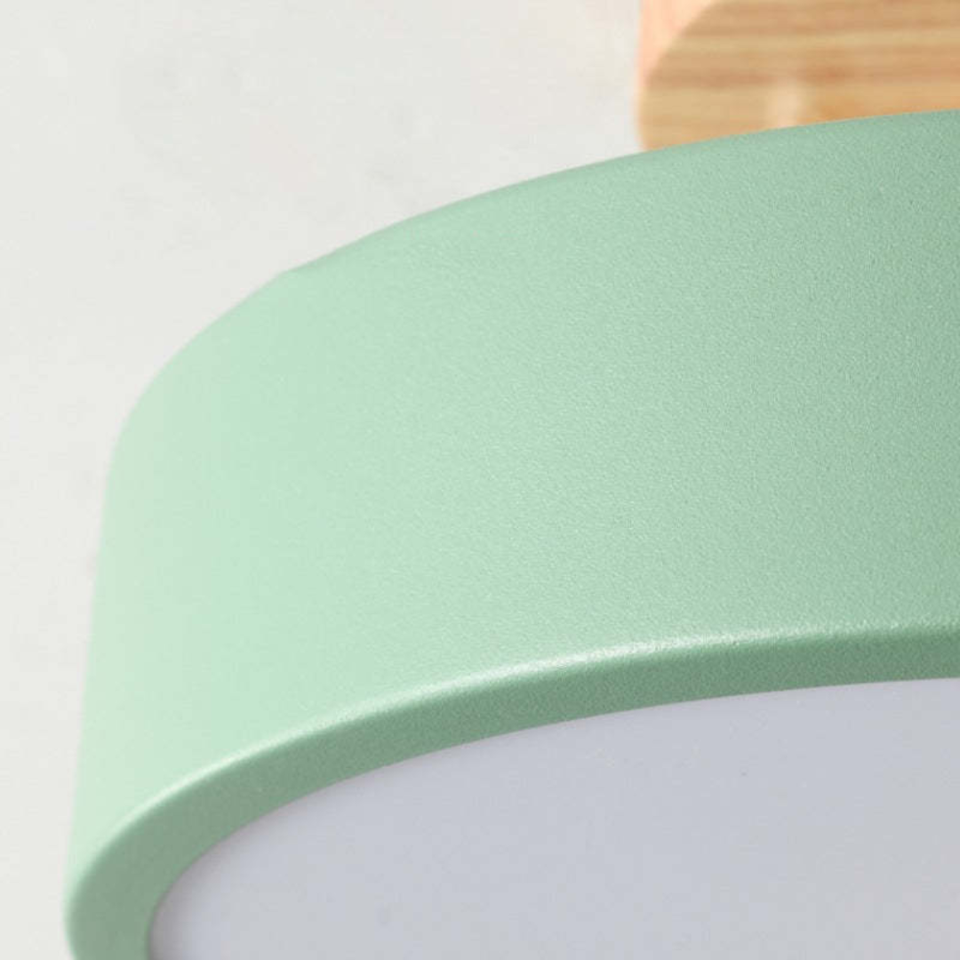 Modern Round LED Ceiling Light - Nova-Wood-State of Style
