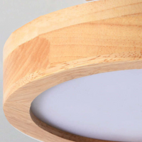Modern Round LED Ceiling Light - Nova-Wood-State of Style