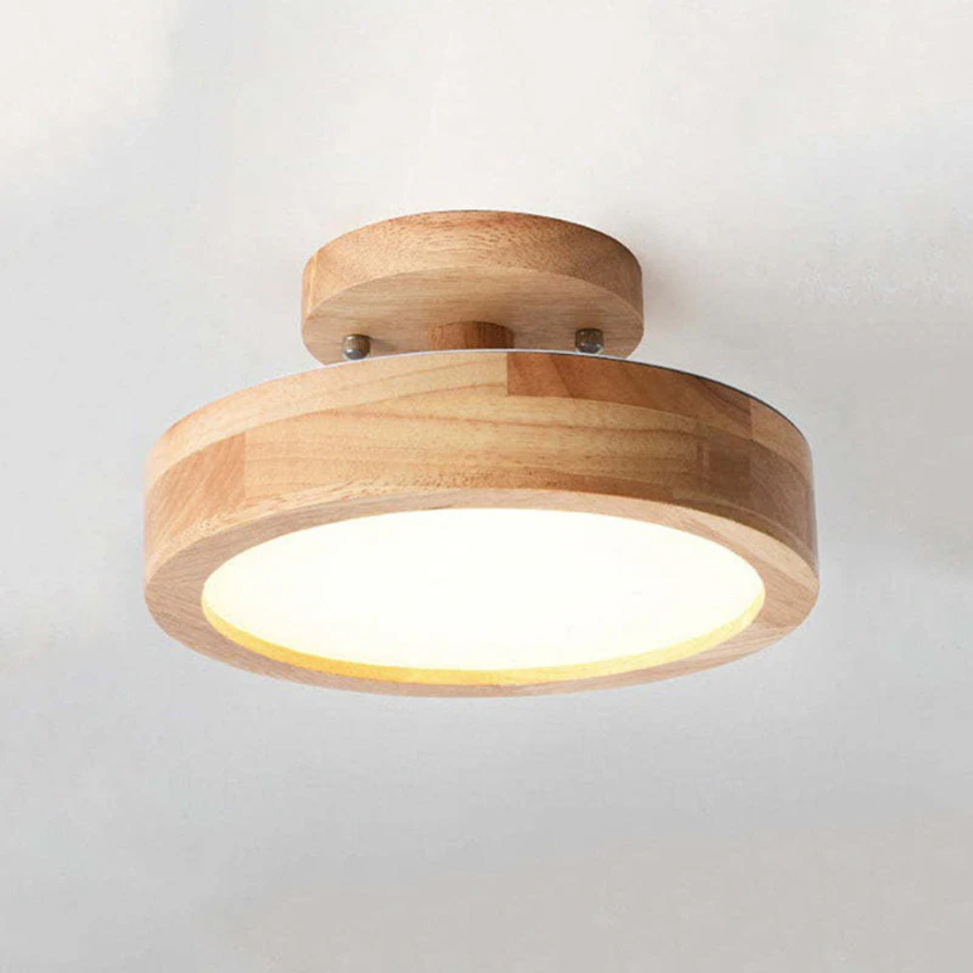 Modern Round LED Ceiling Light - Nova-Wood-State of Style