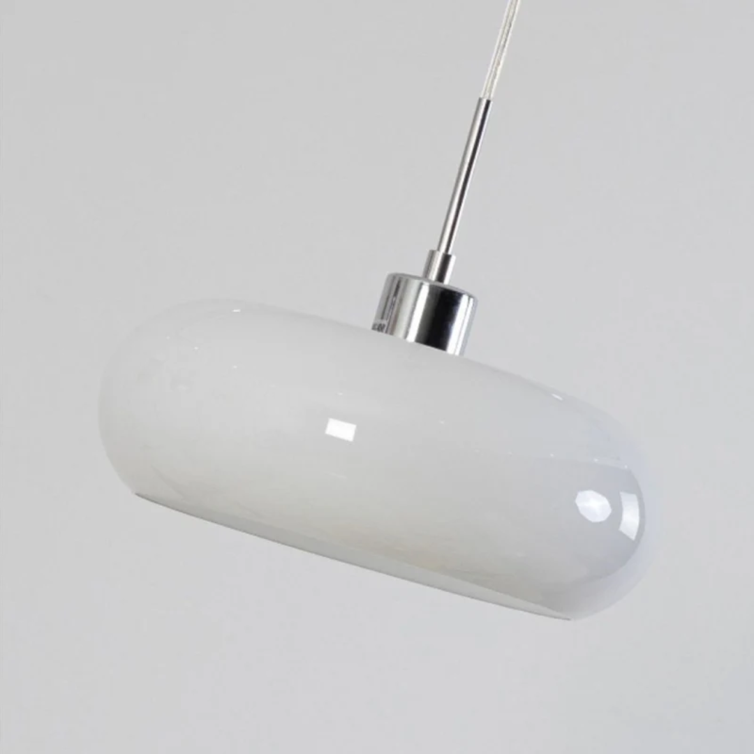Modern Round LED Pendant Light - RadianceOrb-Orange-State of Style