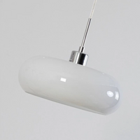 Modern Round LED Pendant Light - RadianceOrb-Orange-State of Style