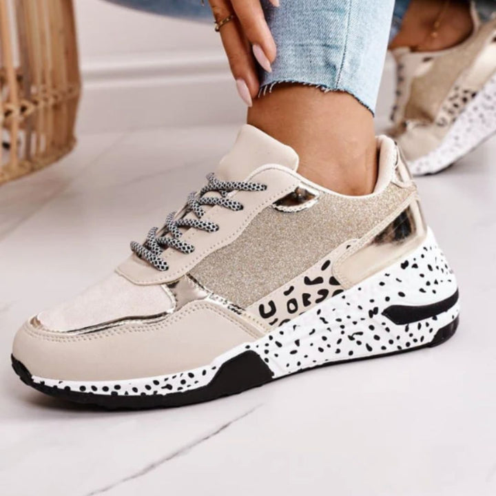 Modern Sneakers with Ergonomic Footbed - Luna-Gold-4.5-State of Style