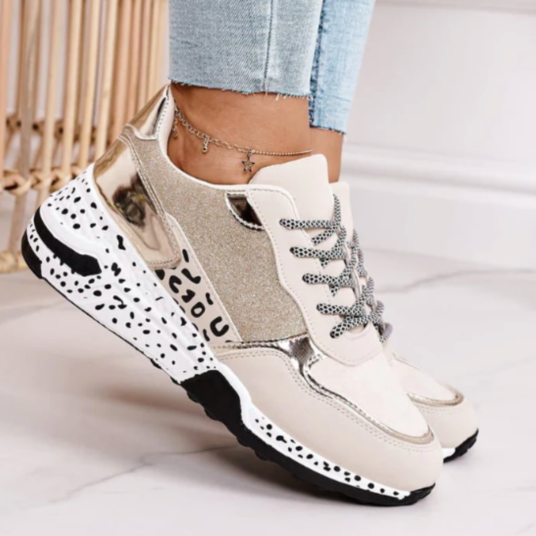 Modern Sneakers with Ergonomic Footbed - Luna-Gold-4.5-State of Style