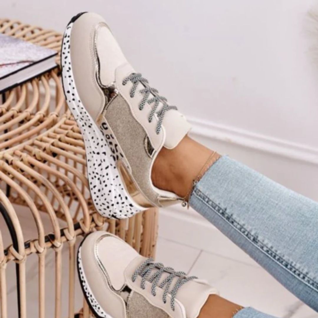Modern Sneakers with Ergonomic Footbed - Luna-Gold-4.5-State of Style