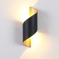 Modern Spiral LED Wall Light - TwistLight-Small-White-State of Style