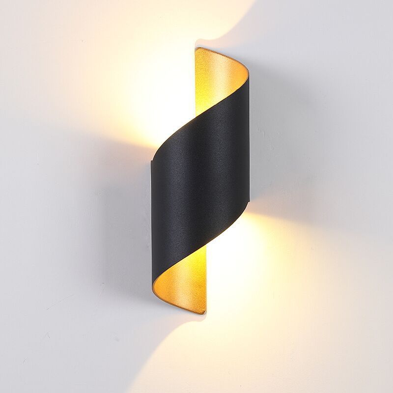Modern Spiral LED Wall Light - TwistLight-Small-White-State of Style