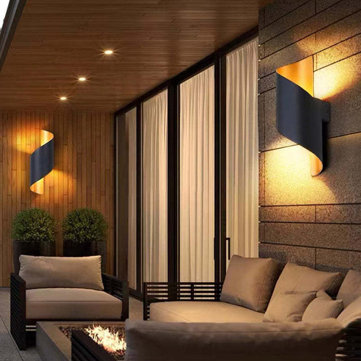 Modern Spiral LED Wall Light - TwistLight-Small-White-State of Style
