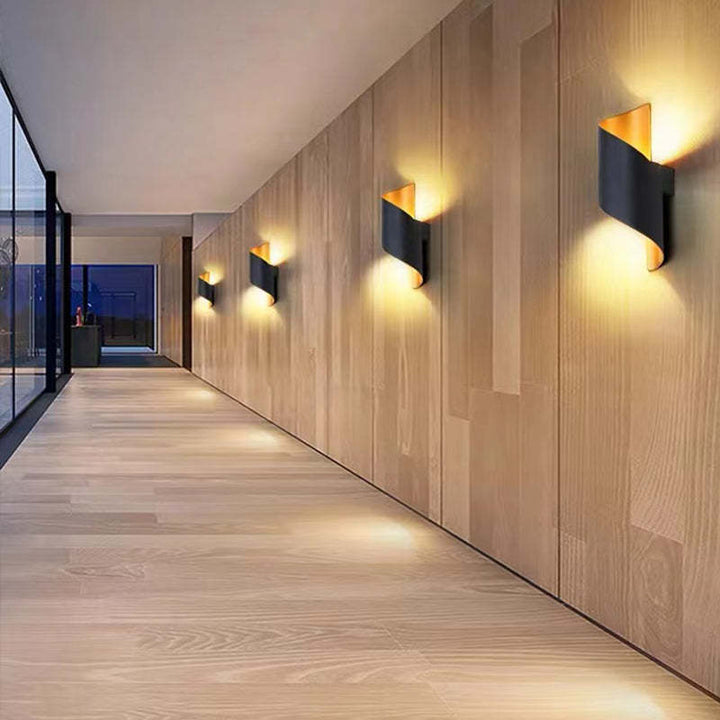 Modern Spiral LED Wall Light - TwistLight-Small-White-State of Style