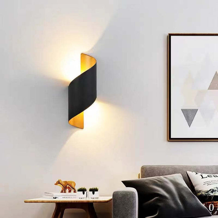 Modern Spiral LED Wall Light - TwistLight-Small-White-State of Style
