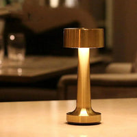 Modern Table Lamp - SleekGlow-Gold/Cylinder-State of Style