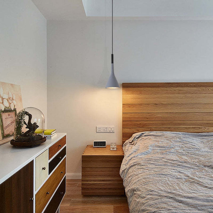 Modern Triangle Pendant Lamp - Trionda-Black-State of Style