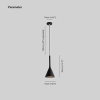 Modern Triangle Pendant Lamp - Trionda-Black-State of Style
