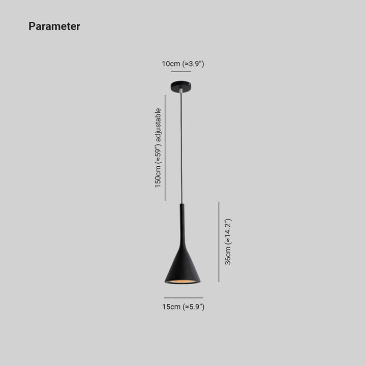 Modern Triangle Pendant Lamp - Trionda-Black-State of Style