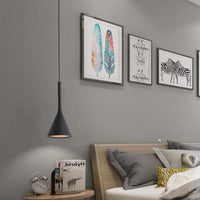 Modern Triangle Pendant Lamp - Trionda-Black-State of Style