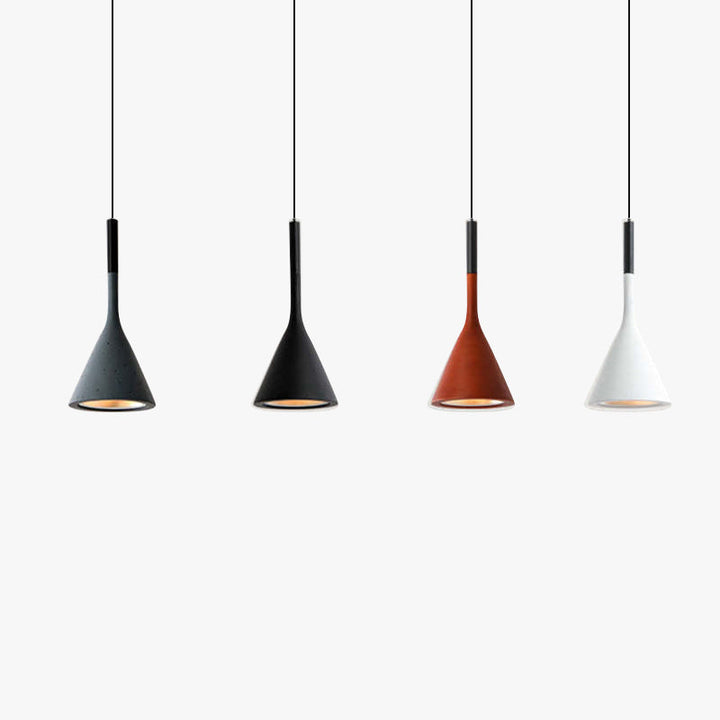 Modern Triangle Pendant Lamp - Trionda-Black-State of Style