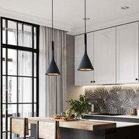 Modern Triangle Pendant Lamp - Trionda-Grey-State of Style