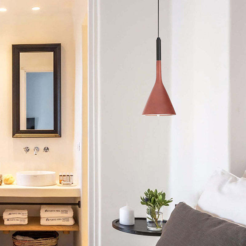 Modern Triangle Pendant Lamp - Trionda-Pink-State of Style