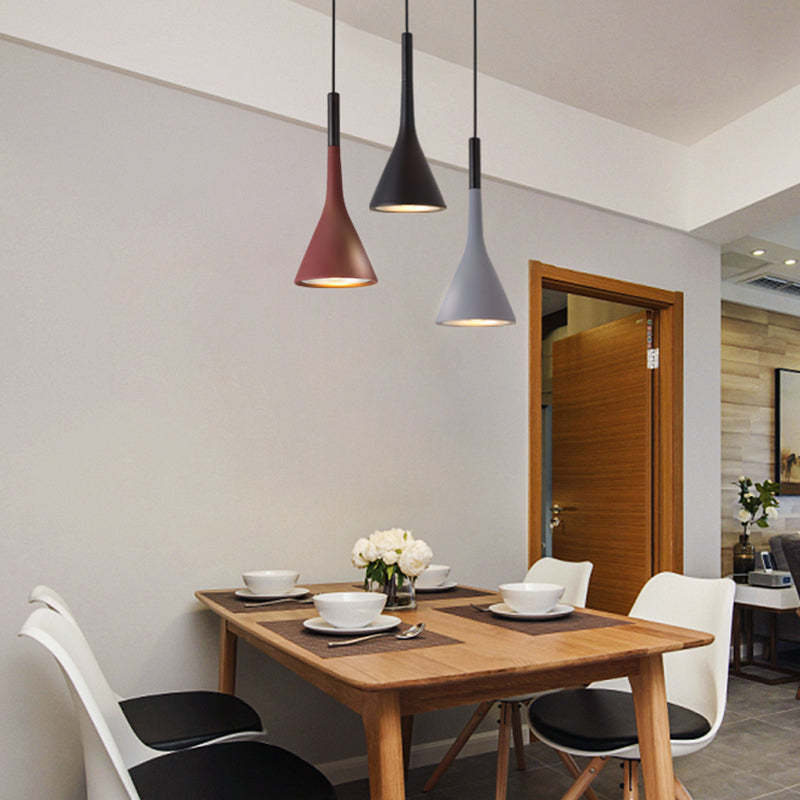 Modern Triangle Pendant Lamp - Trionda-Yellow-State of Style