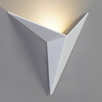 Modern Triangular Wall Lamp - TrigoLux-White-Warm White-State of Style