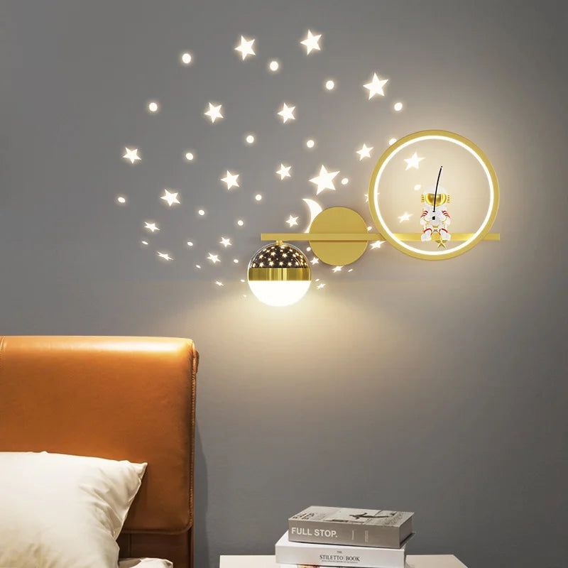Modern Wall Lamp for Kids' Rooms - TinyGlow-White Right-Three Colours-State of Style