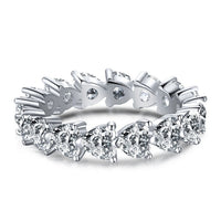 Moissanite Engagement Ring | Sparkling Elegance-Diameter (cm): 5.1-White-State of Style