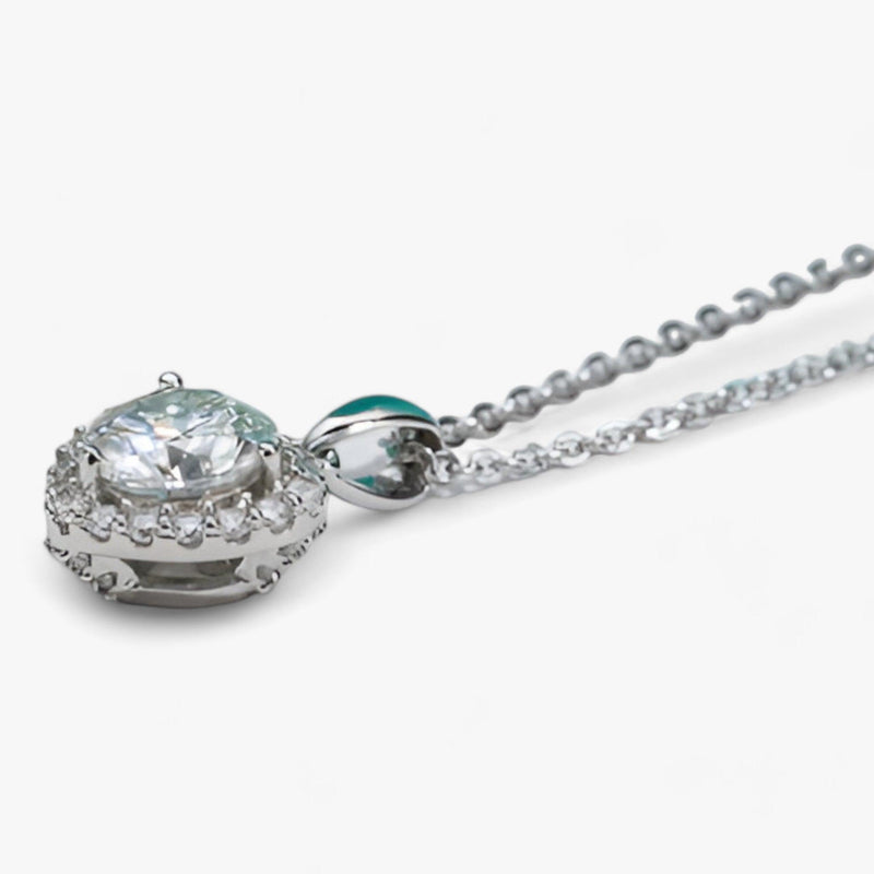 Moissanite Heart Pendant Necklace - Amouria-State of Style