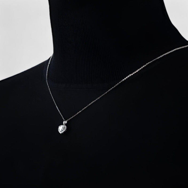 Moissanite Heart Pendant Necklace - Amouria-State of Style