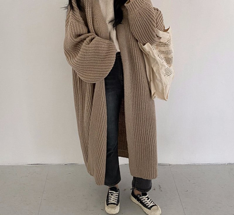 MollysVest | Women's Soft Knit Cardigan-Khaki-State of Style