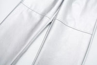 Monica Metallic Pants | Bold & Trendy Statement Trousers-S-State of Style