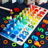 Montessori Toddler Playboard - Wooden PlaySafari-Coloured-State of Style