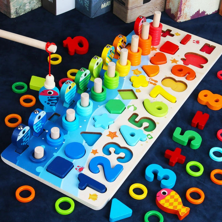 Montessori Toddler Playboard - Wooden PlaySafari-Coloured-State of Style