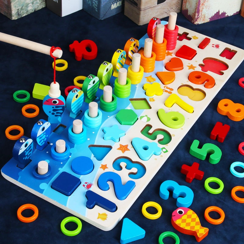Montessori Toddler Playboard - Wooden PlaySafari-Coloured-State of Style