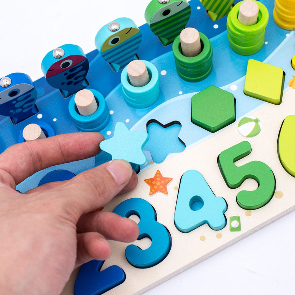 Montessori Toddler Playboard - Wooden PlaySafari-Pastel XL-State of Style