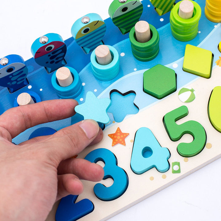 Montessori Toddler Playboard - Wooden PlaySafari-Pastel XL-State of Style