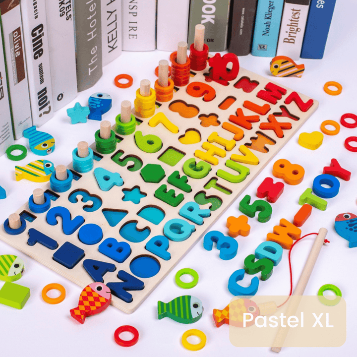 Montessori Toddler Playboard - Wooden PlaySafari-Pastel XL-State of Style