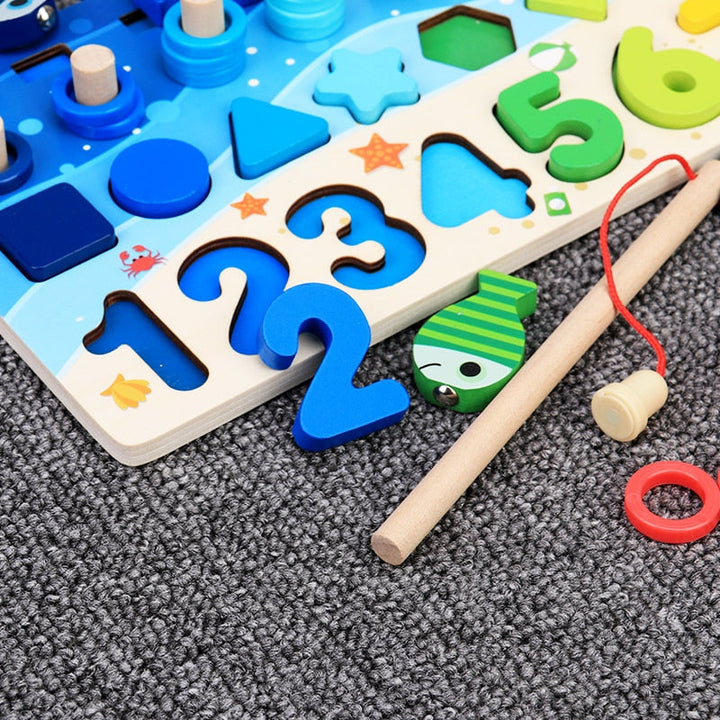 Montessori Toddler Playboard - Wooden PlaySafari-Pastel XL-State of Style